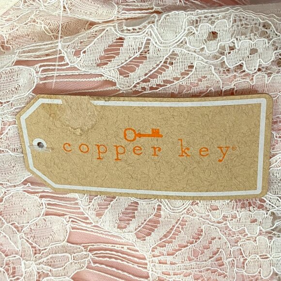 Copper Key Lacy Pink Sleeveless Dress Size XL Pink Romantic Fairy Hyper Feminine - Picture 5 of 7